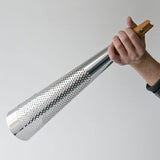 Alessi"Todo" Giant Cheese And Nutmeg Grater in Steel And Wood, Silver Alessi