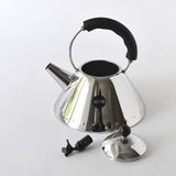 Alessi Shpd Kettle Bird Shaped Whistle M.B, Black - Used Working Alessi