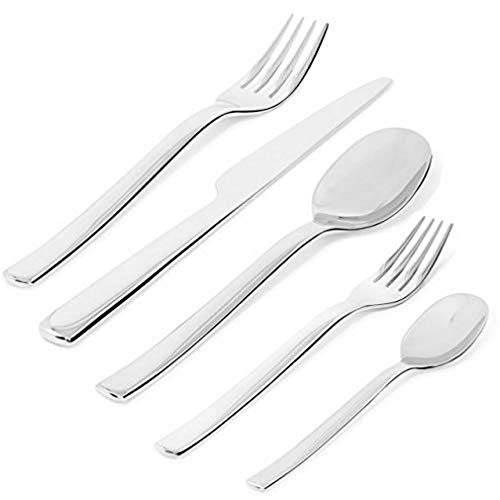 Alessi | Ovale REB09S5 - Design Cutlery Set, 5 Pieces, Stainless Steel Alessi