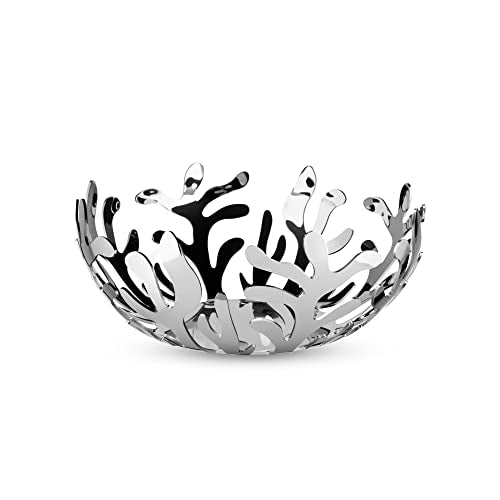 Alessi "Mediterraneo" Fruit Bowl in 18/10 Stainless Steel Mirror Polished, Silver - ESI01/25 Alessi