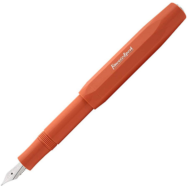 Kaweco Sport Skyline Fountain Pen Fox, Fine Nib with Octagonal Clip Chrome Kaweco