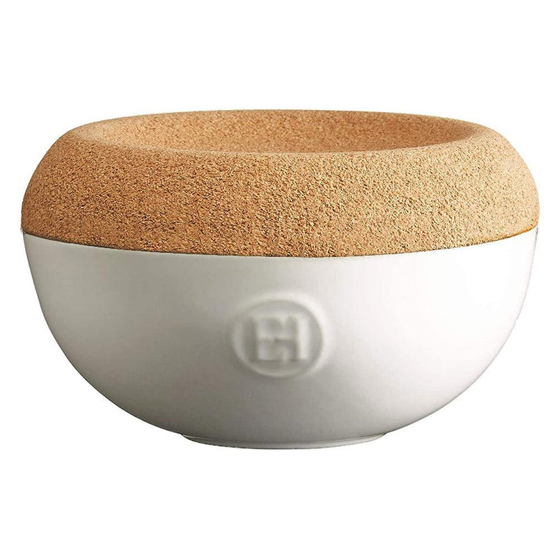 Emile Henry Salt Pot, Ceramic, Craie, 14,6 x 14,6 x 8,6 cm Emile Henry