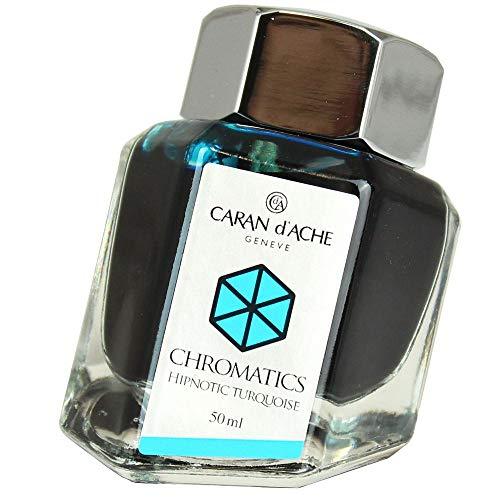 Caran d'Ache 50ml Chromatics Ink Bottle - Hypnotic Turquoise Caran d'Ache