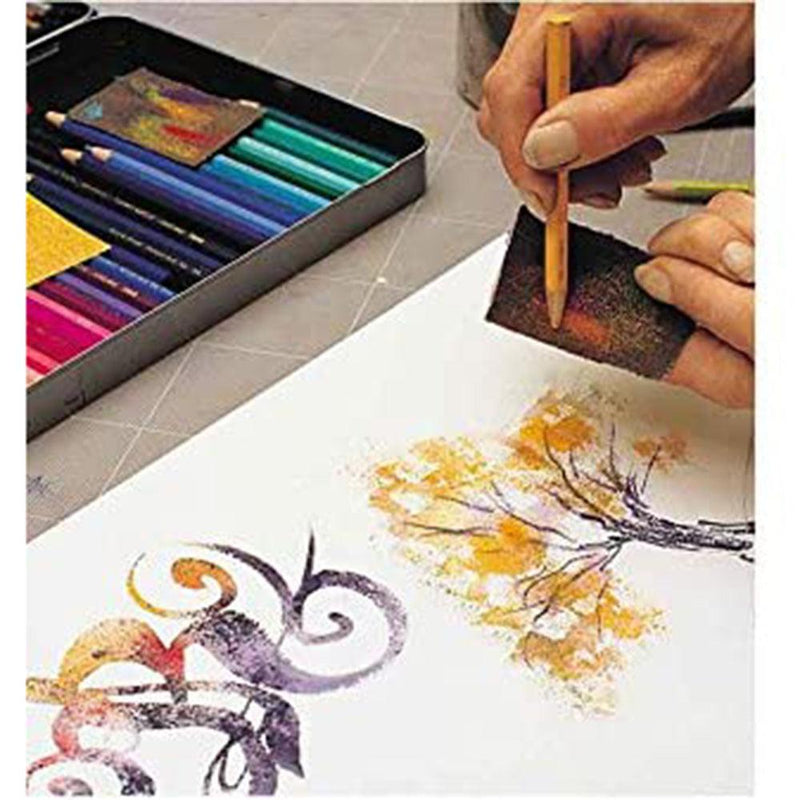 CREATIVE ART MATERIALS Caran D'ache Supracolor Metal Box Set Of 18 (3888.318) Caran d'Ache