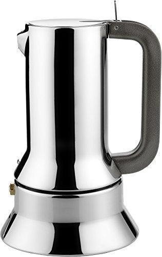 Alessi Espresso Maker 9090 by Richard Sapper, 6 Espresso Cups Alessi