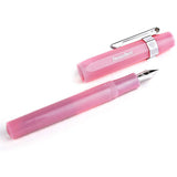 Kaweco Sport Fountain Pen Blush Pitaya, Fine Nib with Octagonal Clip Chrome Kaweco