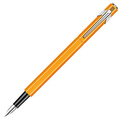 Caran d'Ache 849 Metal Fountain Pen Fluo EF Orange Caran d'Ache
