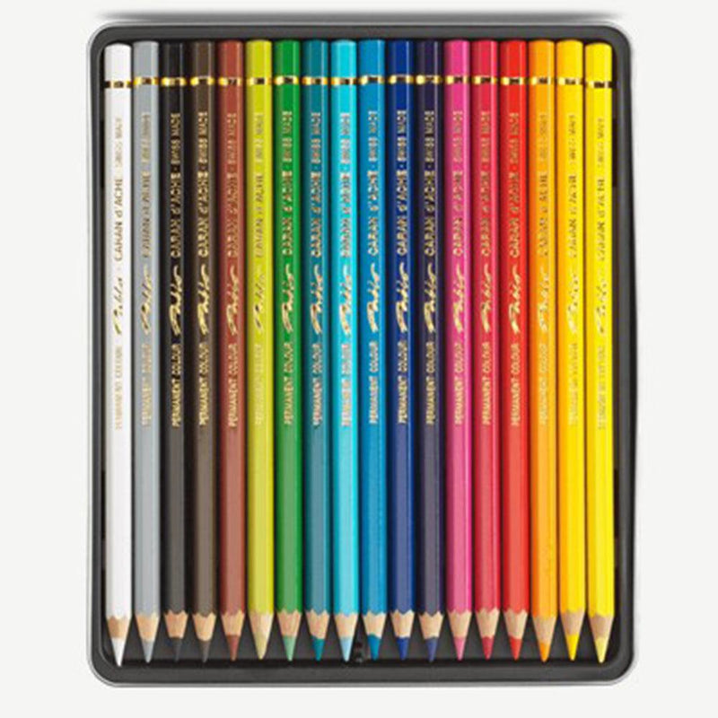 Caran d'Ache Pablo Permanent Colour Pencil 18 Set