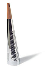 Alessi"Todo" Giant Cheese And Nutmeg Grater in Steel And Wood, Silver Alessi