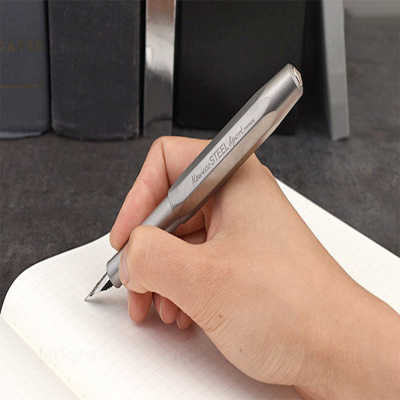 Kaweco Sport Steel Fountain Pen, stainless steel, M (Medium) Kaweco