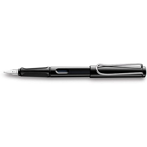 Lamy Safari Shiny Black Fountain Pen - Fine Nib L19-BK-F LAMY