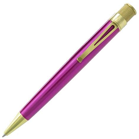 Retro 1951 Tornado Classic Brass Pink Rollerball Pen Retro 51
