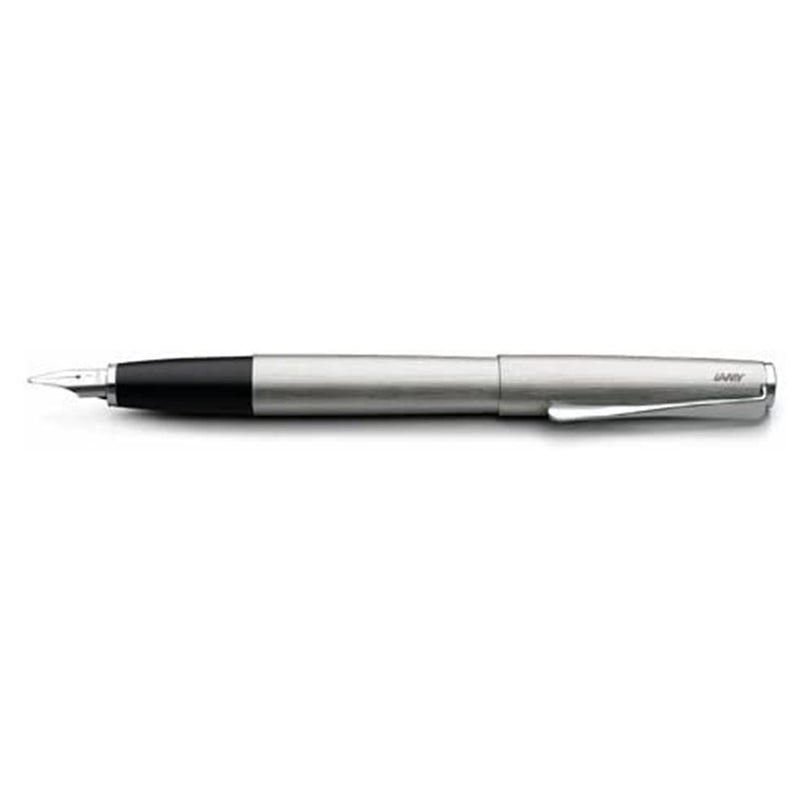 LAMY Studio Fountain Pen, Brushed Stainless Steel, Fine Nib (L65F) LAMY