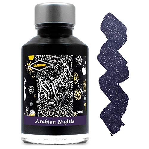 Diamine - Shimmering Fountain Pen Ink, Arabian Nights 50ml Diamine