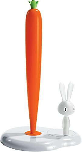 A di Alessi Bunny and Carrot Paper Towel Holder Alessi