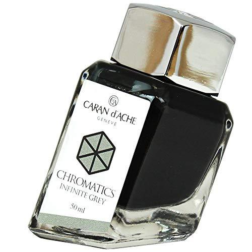 Caran d'Ache 50ml Chromatics Ink Bottle - Infinite Grey Caran d'Ache