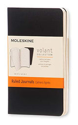Moleskine Volant Journal, Soft Cover, Large (5" x 8.25") Plain/Blank, Powder Blue Moleskine