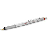 rOtring 1900184 800+ Mechanical Pencil and Touchscreen Stylus, 0.7 mm, Silver Barrel Rotring