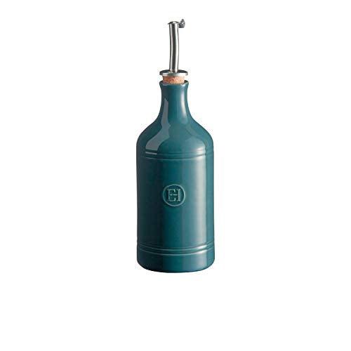 Emile Henry Made In France Oil Bottle,Blue Flame Emile Henry