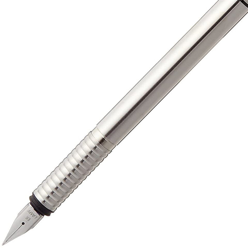 LAMY Logo Fountain Pen Medium Stainless Steel (L05M) LAMY