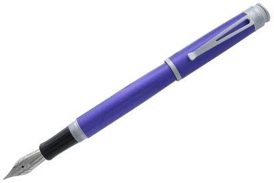 Retro 51 Tornado Fountain Pen, Frosted Metallic Ultraviolet with Satin Trim, Extra Fine Nib (VRF-1817) Retro 51