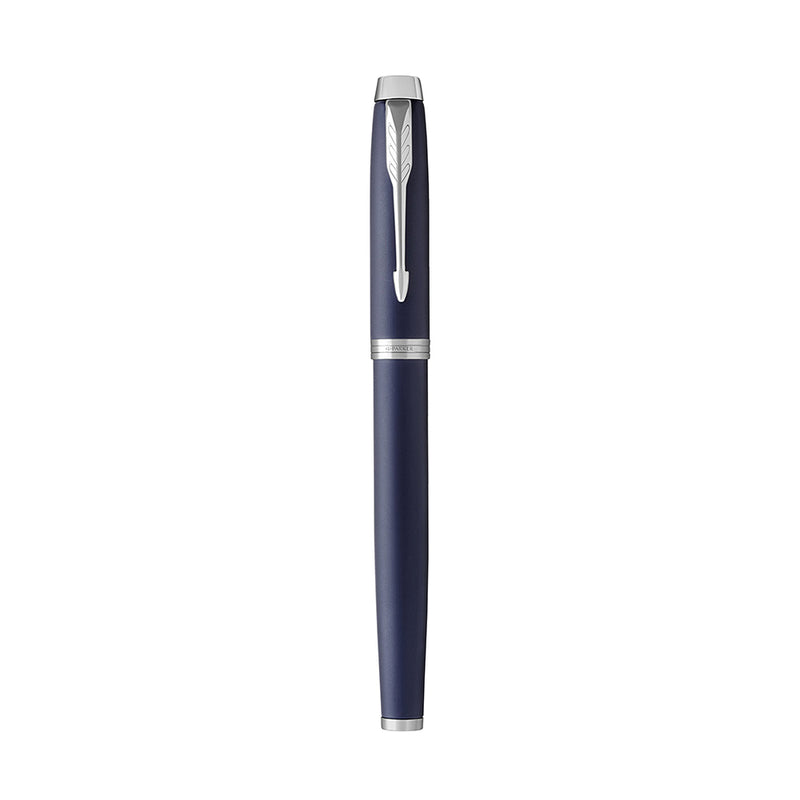 PARKER IM Fountain Pen, Matte Blue, Fine Nib with Blue Ink Refill (1931647) Parker