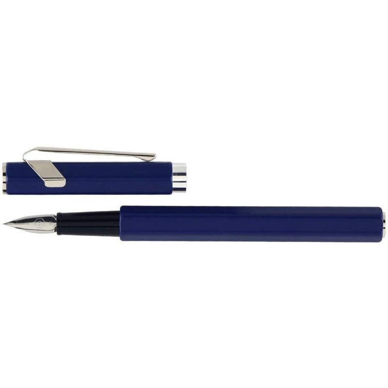 Caran d'Ache 849 Metal Fountain Pen - Blue EF Caran d'Ache