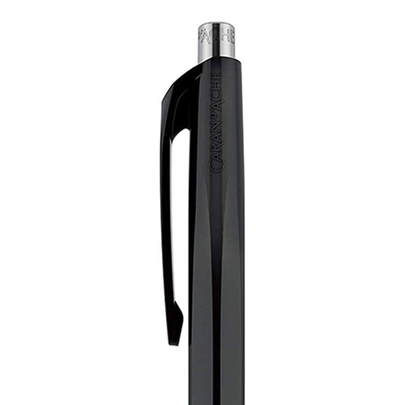 Caran d'Ache 888 Infinite Ballpoint Pen, Black Resin Hexagonal Barrel (888.009) Caran d'Ache