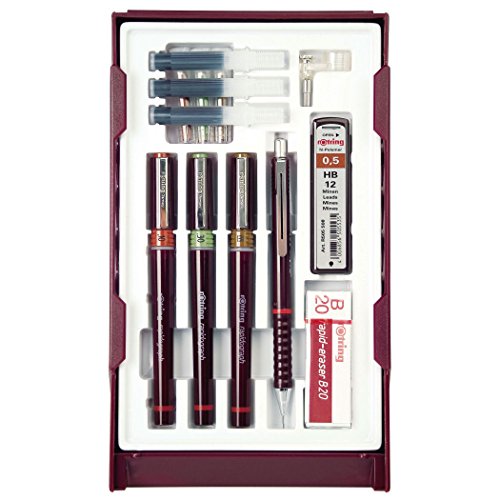 Rotring Rapidograph Technical Drawing Pen Junior Set, Rotring