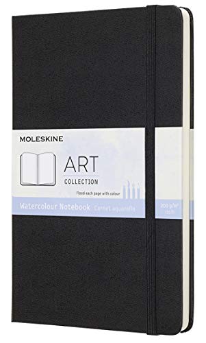 Moleskine Art Notebook, Hard Cover, Large (5" x 8.25") Plain/Blank, Black, 72 Pages Moleskine