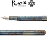 Kaweco Liliput Steel Fireblue Pocket Fountain Pen - Medium Nib Kaweco