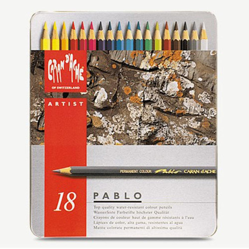 Caran D'ache Pablo Color Pencils Set Of 18 (666.318) Caran d'Ache