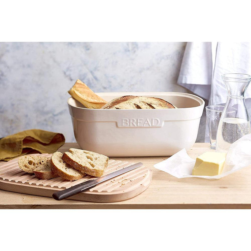Emile Henry, Flour White bread storage box, 14 x 9.5 x 6 inches Emile Henry