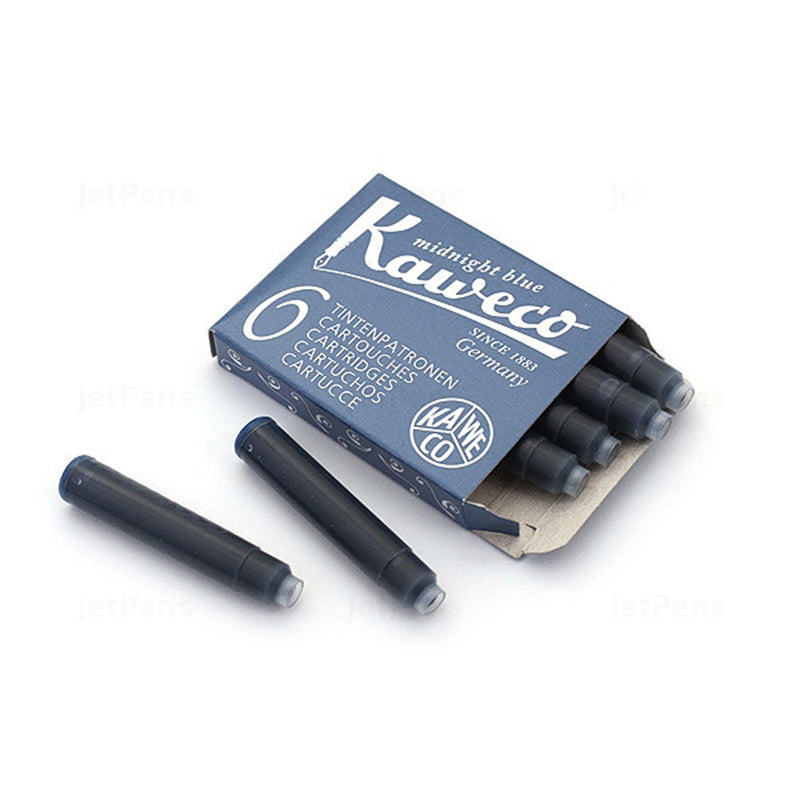Fountain Pen Ink Cartridge - Blue - 6 Pack Kaweco
