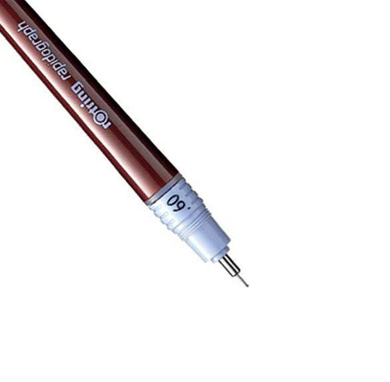Rotring Rapidograph Pen - 0.6 mm - Black Ink Rotring