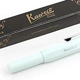 Kaweco Sport Skyline Fountain Pen Mint, Fine Nib Sport Octagonal Clip Chrome Kaweco
