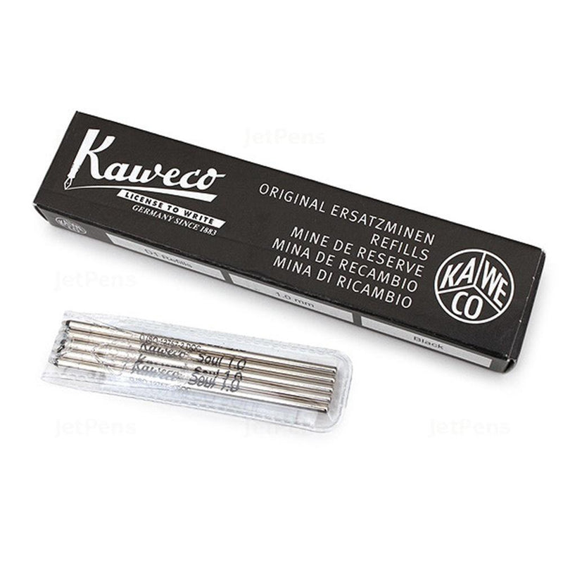 5 Kaweco Ballpoint Pen Refills D1 black M (1.0) Kaweco