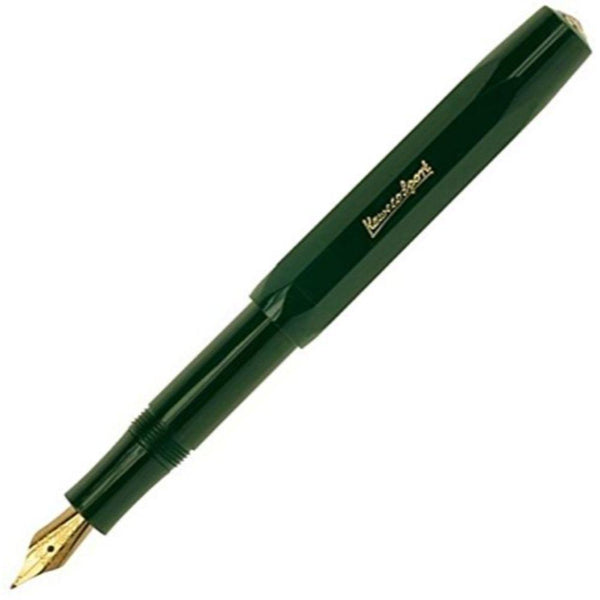Kaweco Sport Classic Fountain Pen - Green - F Nib (fine) Kaweco