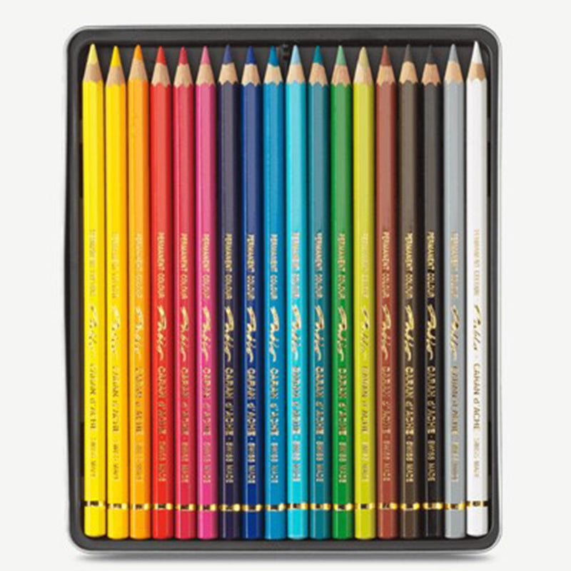 Caran D'ache Pablo Color Pencils Set Of 18 (666.318) Caran d'Ache