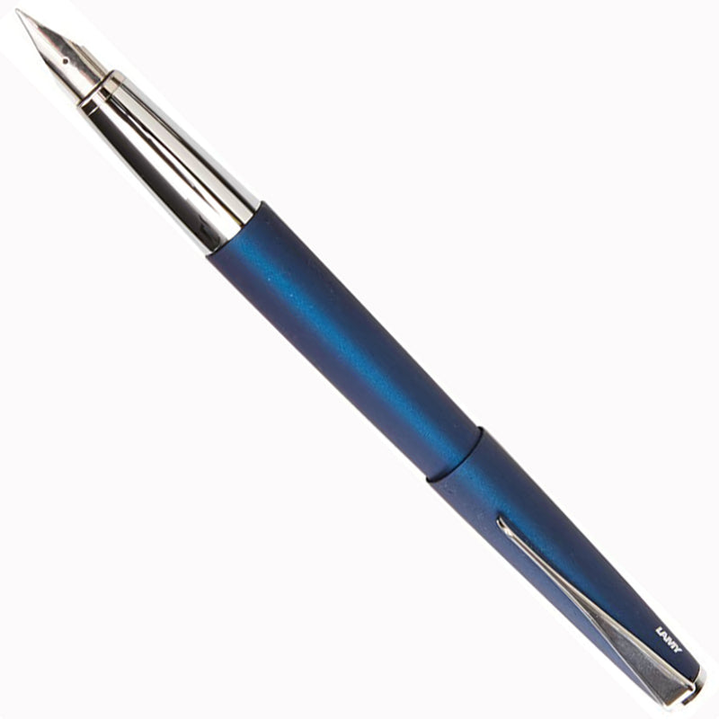 LAMY Studio Fountain Pen, Imperial Blue, Fine Nib (L67IBF) LAMY