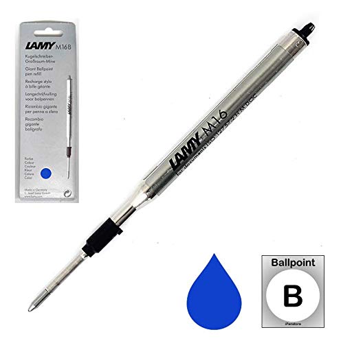 LAMY Ballpoint Refill, Blue Broad (LM16BLB) LAMY