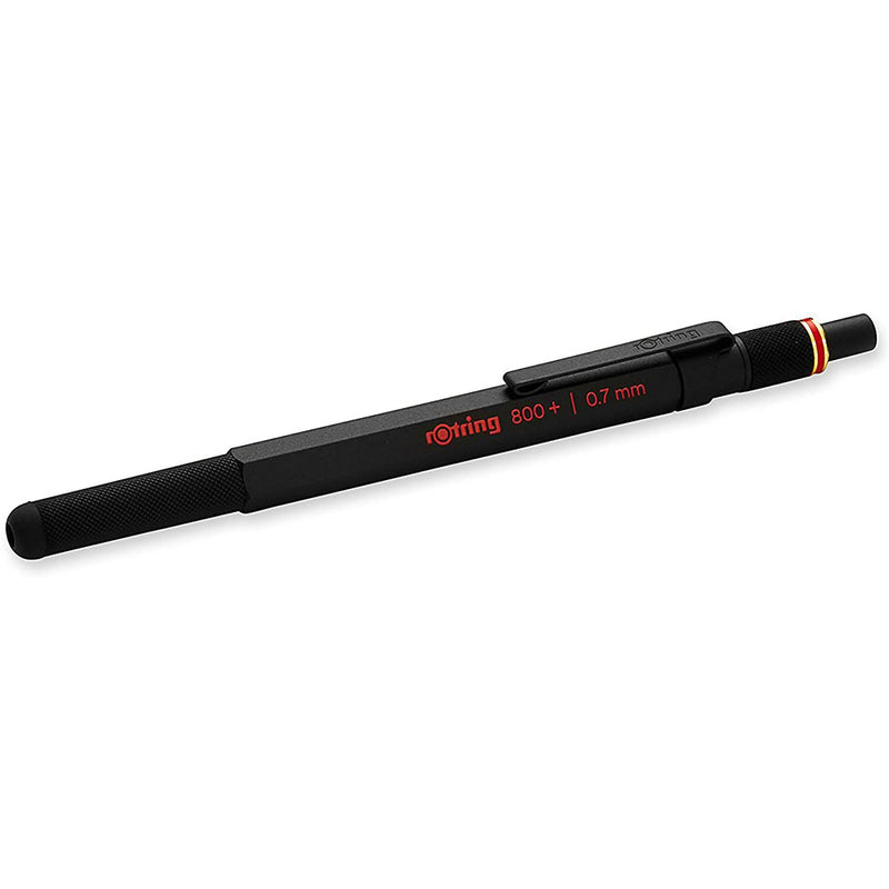 rOtring 1900182 800+ Mechanical Pencil and Touchscreen Stylus, 0.7 mm, Black Barrel Rotring