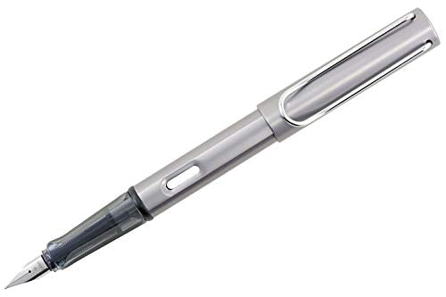 Lamy AL-Star Fountain Pen (M) & 5 Black Ink Cartridges LAMY