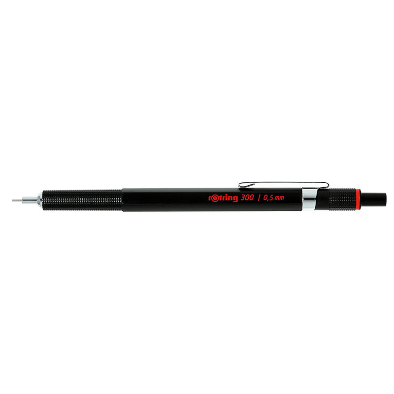 rOtring 300 Mechanical Pencil, Black, 0.5mm (1904726) Rotring