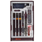 Rotring Isograph Master Set 3X Technical Pens (0.20mm, 0.40mm, 0.60mm), 1x Tikky Pencil + Accessories Rotring