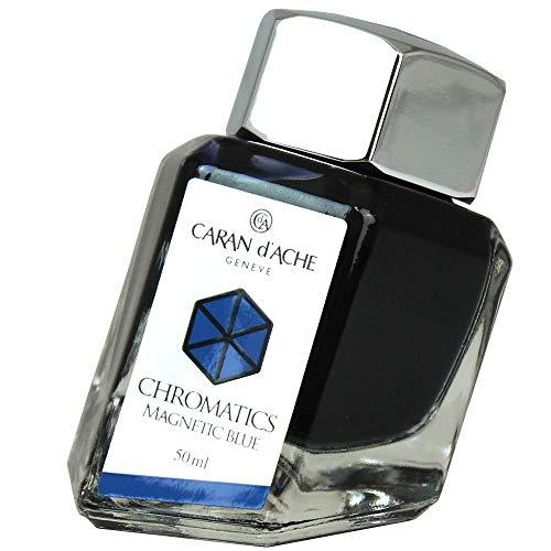 Caran d'Ache 50ml Chromatics Ink Bottle - Magnetic Blue Caran d'Ache