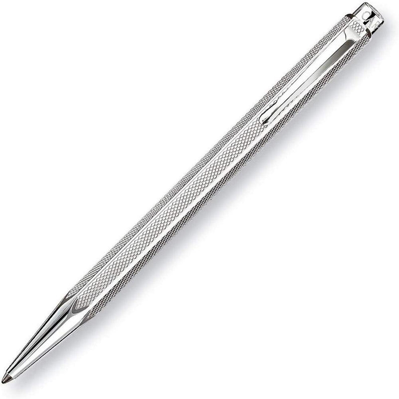 Caran D' Ache Retro Ecridor Rhodium Ballpoint Pen, Silver (0890.487) Caran D'ache