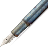 Kaweco Liliput Steel Fireblue Pocket Fountain Pen - Medium Nib Kaweco