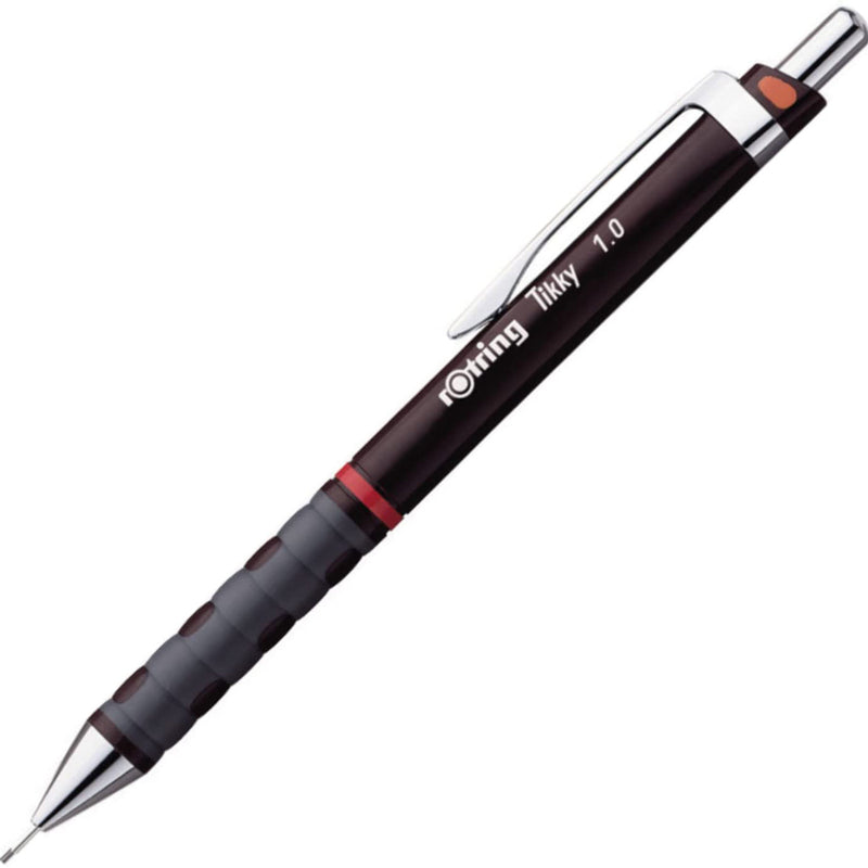 rOtring Tikky Mechanical Pencil, 1.0 mm, Burgundy (1904693) Rotring