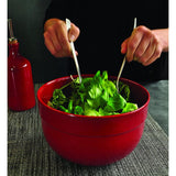 Emile Henry Made In France Mixing Bowl, 6.8", Burgundy Red Emile Henry